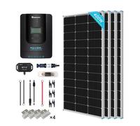 400W 12V/24V Monocrystalline Solar Premium Kit w/Rover 40A Charger Controller - ETFE Flexible Panel