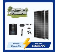 400W 12V/24V Solar Premium Kit | 400W Solar Panels, 40A Charger Controller - 2×200W N-Type Panels