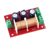 400W 2-Way Audio Crossover Filter for Tweeter and Bass Speakers, Frequency Divider with Adjustable Sound Output, Copper Material, 4-16 Ohm Impedance