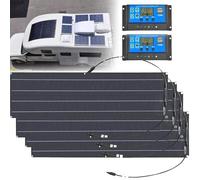 400W 600W 800W 1200W Flexible Solar Panel Portable Bendable Mono Power Charging for Uneven Surfaces Marine Camping Home Boat RV Surface(800W)