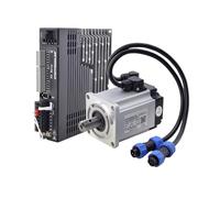 400W AC Servo electronic starter Kit 1.27Nm 3000RPM 17-Bit Magnetic Incremental Encoder Servo Driver Kit IDGTTLDF(400W without brake)