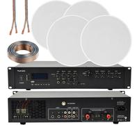 400W Bluetooth Sound System 4x 6.5 Slim Ceiling Speaker Channel HiFi Amplifier