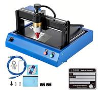 400W Electric Metal Marking Machine 2in/s Engraver for Dog Tag Nameplate ID Card, Depth 0.05-1mm