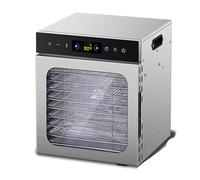 400W Food Freeze Dryer Machine, Food Dehydrator Machine with 6-18 Layers, Temperature Range 35-90℃ & Timer Control, for Vegetables Meat Fruits 10 layers