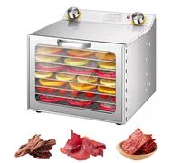 400w Freeze Dryer Machine, 8 Layers Freeze Dried, Fruit Dehydrator, 0-12H Timing, 6 Inch 360° Fan Blade, 35-90 ℃ Temperature, for Jerky, Mushroom, Beef, Herbs, Yogurt