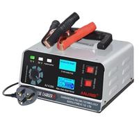 400W Heavy-Duty Car Battery Charger with LCD Display 12V/24V Smart Pulse Repair & Trickle Charge Universal Vehicle, Motorcycle & Lorry Battery Maintainer