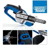 400W Mini Belt Sander 13mm Power Belt Finger File Variable Speed Draper 56490