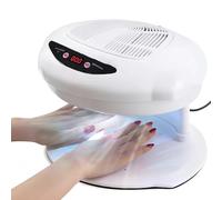 400W Nail Fan Dryer, Nail Polish Dryer, Nail Polish Drying Machine with Automatic Sensor, Cool/Warm Air Non-Slip Base Large Air Outlet Temperature Safe, Manicure Tool for Hands and Feet