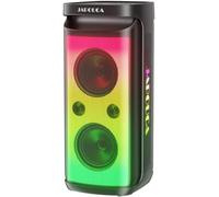 400W Peak Bluetooth Party Speaker, 105dB Loud with Deep Bass & LED Lights. Features BT5.3, Mic & Guitar Inputs, Plus Bass/Treble/Echo Controls. Portable & Powerful for All Gatherings and Parties