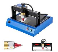 400W Portable Metal Engraving Machine, Desktop Electric Nameplate Tag Tool 0.05-1mm Depth, Applied To Iron Steel Aluminum Serial Number Fixed Marking,300 * 200MM
