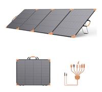 400W Portable Solar Panel, 400 Watt Foldable Solar Charger for Portable Power Station, 23.5% Efficiency IP68 Waterproof for Camping Essentials RV Blackout