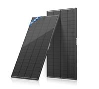 400W Solar Panel, 2×200w 16BB 12V N-Type Monocrystalline Solarpanel, 25.6% High Efficiency Solar Module with IP68 Waterproof Rating and MC4 Connectors for Homes, RV, Boat, Off-Grid