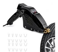 400W Tyre Grooving Machine, 3-Speed Adjustable Regroover | Tire Groover Machine with 20 Blades, 2-10 mm Cutting Widths, 9-14 mm Depth Adjustment, for Tread Lettering and Retreading