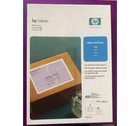 400x A6 HP Self Adhesive Blank Labels Thick Paper (100 sheets x 4 labels each)