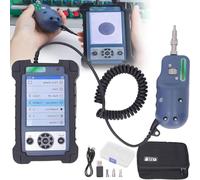 400x Fiber Optic Microscope with 3.5" HD Touch Screen, End Face Inspector for SC/FC/ST/LC Connectors & 4 Probe