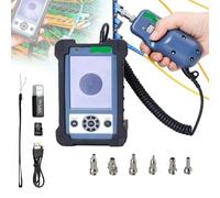 400X Fiber Optic Video Microscope, Handheld Inspection Tool with 3.5-Inch HD Screen, Video Recording, Image Capture, Zoom for SC and LC Connectors
