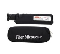 400X Handheld Fiber Optic Microscope Monocular Handheld Fiber Optic Microscope 1.25 2.5mm with Storage Bag