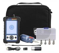 400X Magnification Fiber Optic Video Inspection Probe, Handheld Endoscope with Four Tips for Network and Telecom Maintenance