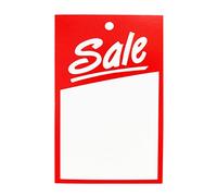 400X Medium Italic Garments Tickets Pricing Tags Hanger Label Sale Cards Free P&P