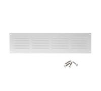 400x100mm / 16x4 inch Anthracite Metal Ventilation Grille with Flyscreen - Air Vent Cover