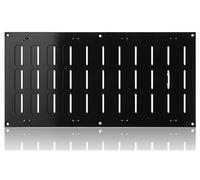 400x200mm Black 16x8in Adjustable Metal Ventilation Grille Air Vent