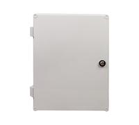 Elektro-PLAST UNI-1 Switch Cabinet with Lock 400 x 300 x 160 mm Industrial Housing Empty Housing Switch Box 43.1 IP65 5719, Grey