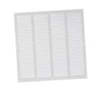 400x400mm Air Vent Grille Cover 16x16 inch White Ventilation Cover, Metal, with Insect Mesh