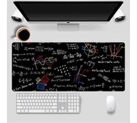 (400x900MM) Geometric Math Formula Mouse Pad Comfort Gaming Mousepad Size Anti Slip Lock Edge E-sports Keyboard Desk Mouse Mat for PC Computer