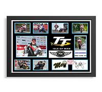 (401) John McGuinness Isle Of Man TT Superbike Legend Signed Framed Autograph Signature A4 (21 X 297 CM) Art Work Wall Art Display Great Gift Idea (REPRINT) #####