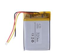 402535 3 Wire 3.7V 350mAh 1/10PCS(1Pcs)