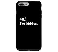 403 Forbidden 404 Not Found Teen Slang Teencode ART ON BACK Case for iPhone 7 Plus/8 Plus