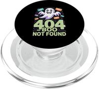 404 Boo Not Found Ghost Programmer Joke PopSockets PopGrip for MagSafe
