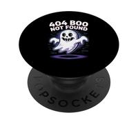 404 Boo Not Found Ghostly Humor PopSockets Adhesive PopGrip