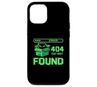404 Cat Not Found Pixel Art Glitch Error Funny Feline Case for iPhone 12/12 Pro