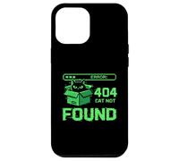 404 Cat Not Found Pixel Art Glitch Error Funny Feline Case for iPhone 12 Pro Max