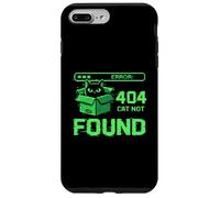 404 Cat Not Found Pixel Art Glitch Error Funny Feline Case for iPhone 7 Plus/8 Plus