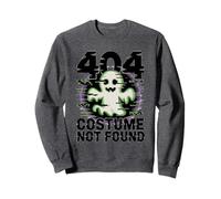 404 Costume Not Found Funny Pixel Art Halloween Design Sweatshirt