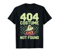 404 Costume Not Found Funny Pixel Art Halloween Design T-Shirt
