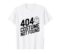 404 Costume Not Found Halloween Funny Ghost T-Shirt