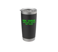 404 Error Christmas Sweater Not Found Funny Geeky Nerdy Ugly Stainless Steel Insulated Tumbler