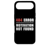 404 Error Motivation Not Found Funny Programmer Sarcasm Case for iPhone Air