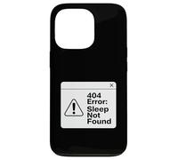 404 Error Sleep Not Found Funny Tired Coder Design Case for iPhone 13 Pro