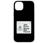 404 Error Sleep Not Found Funny Tired Coder Design Case for iPhone 14 Plus