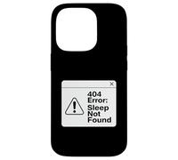 404 Error Sleep Not Found Funny Tired Coder Design Case for iPhone 14 Pro