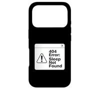 404 Error Sleep Not Found Funny Tired Coder Design Case for iPhone 17 Pro