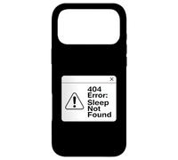 404 Error Sleep Not Found Funny Tired Coder Design Case for iPhone 17 Pro Max