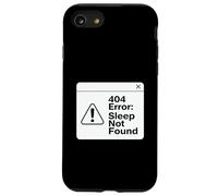 404 Error Sleep Not Found Funny Tired Coder Design Case for iPhone SE (2020) / 7/8