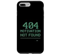404 Motivation Not-Found Funny Geek Tech Programmer Error Case for iPhone 7 Plus/8 Plus