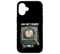 404 Not Found I'll Find It Coder Programmer Tech Humor Case for iPhone 16