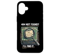404 Not Found I'll Find It Coder Programmer Tech Humor Case for iPhone 16 Plus